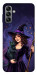 Чохол Witch and cat для Galaxy A04s