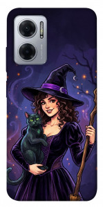 Чохол Witch and cat для Xiaomi Redmi Note 11E