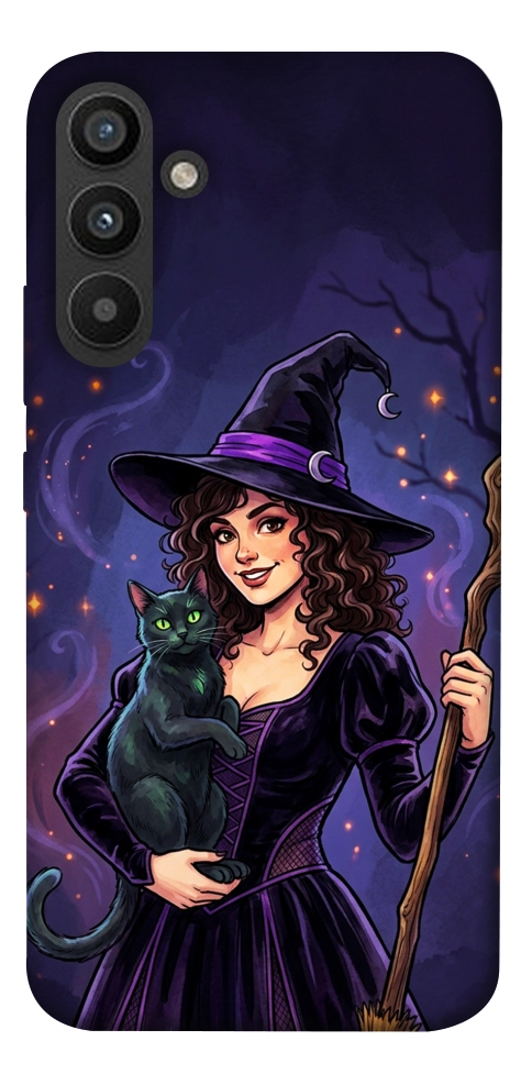Чохол Witch and cat для Galaxy A34 5G