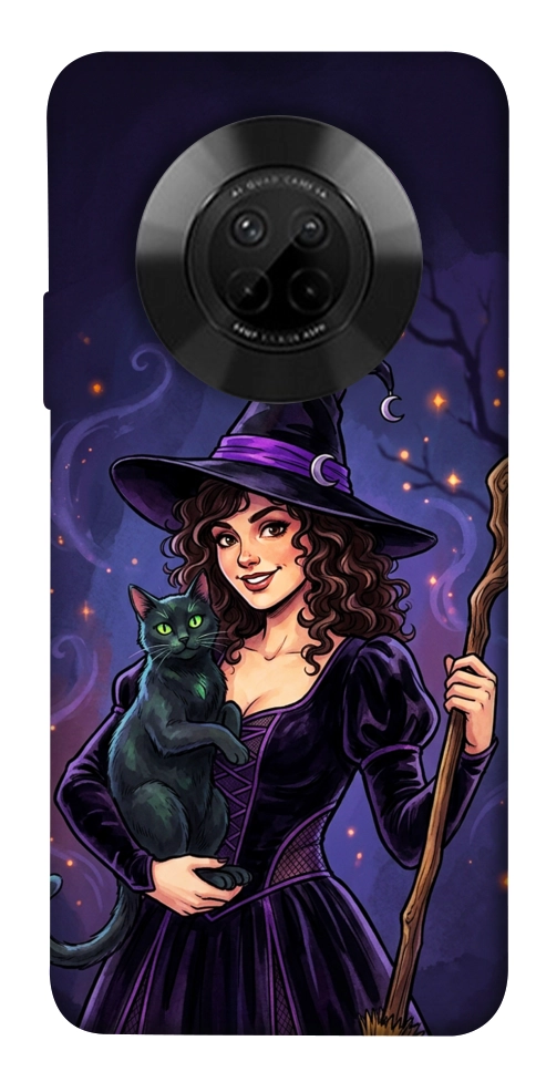 Чохол Witch and cat для Huawei Y9a