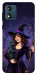 Чехол Witch and cat для Motorola Moto E13