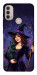 Чехол Witch and cat для Motorola Moto E40