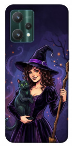 Чехол Witch and cat для Realme 9 Pro