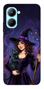 Чехол Witch and cat для Realme C33