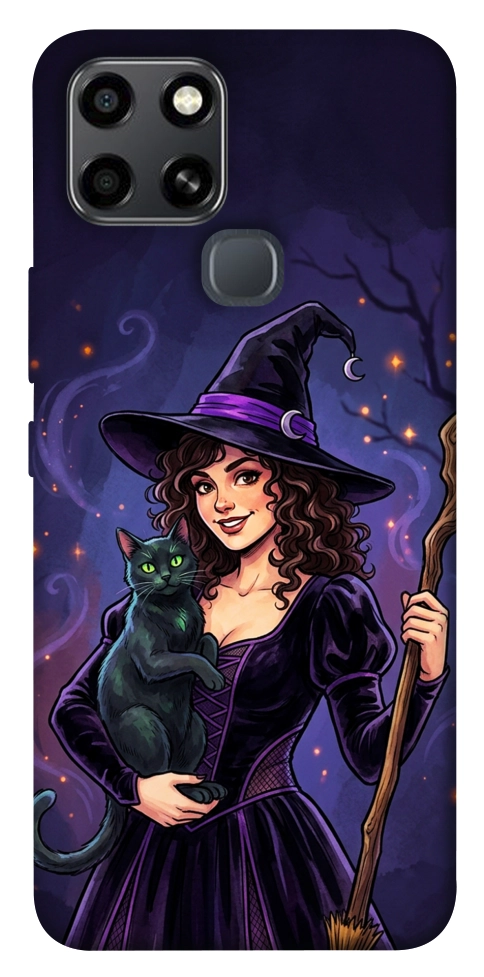 Чехол Witch and cat для Infinix Smart 6