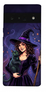 Чехол Witch and cat для Google Pixel 6 Pro