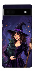 Чехол Witch and cat для Google Pixel 6A