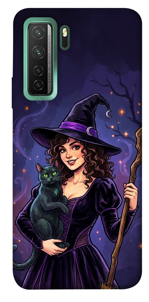 Чехол Witch and cat для Huawei nova 7 SE