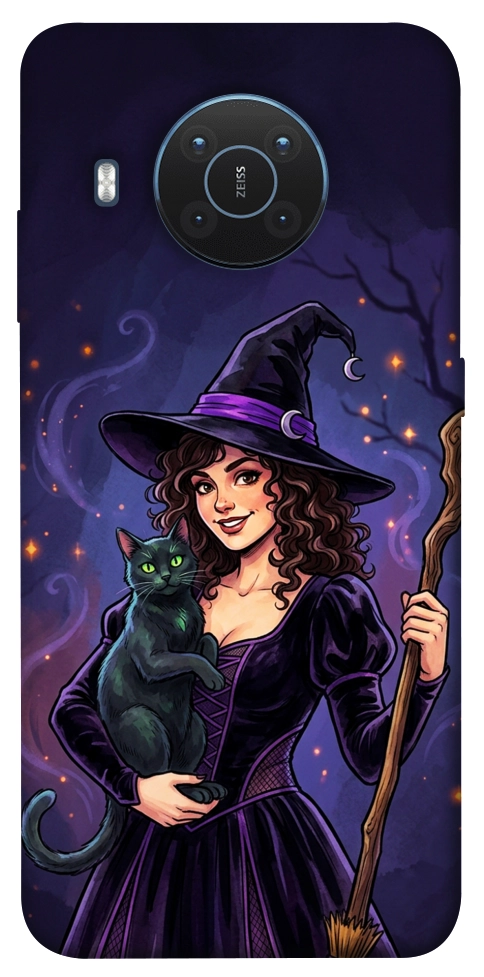 Чехол Witch and cat для Nokia X20