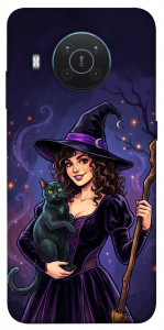 Чехол Witch and cat для Nokia X10