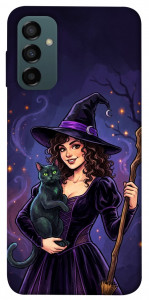 Чохол Witch and cat для Galaxy M14 5G