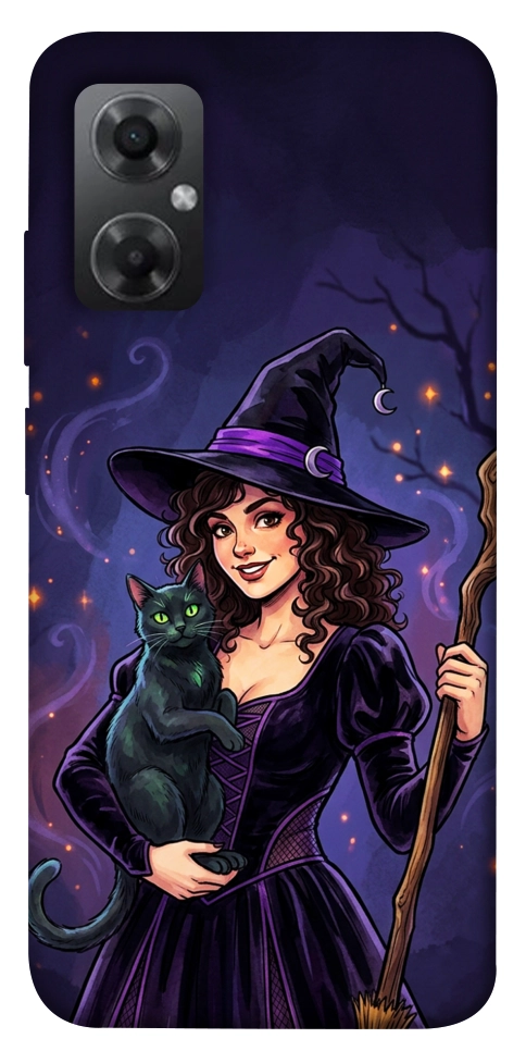 Чехол Witch and cat для Xiaomi Redmi Note 11R