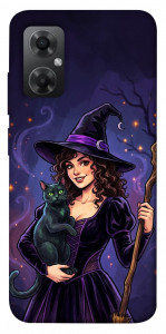 Чохол Witch and cat для Xiaomi Redmi Note 11R