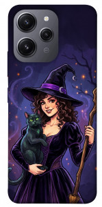 Чохол Witch and cat для Xiaomi Redmi 12