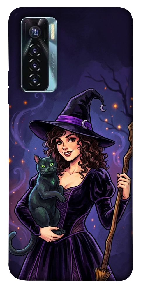 Чехол Witch and cat для TECNO Camon 17 Pro