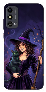 Чехол Witch and cat для ZTE Blade A53