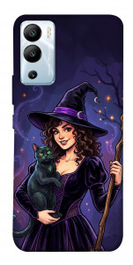 Чохол Witch and cat для Infinix Hot 12i