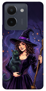 Чехол Witch and cat для Vivo Y36