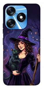 Чехол Witch and cat для TECNO Spark 10