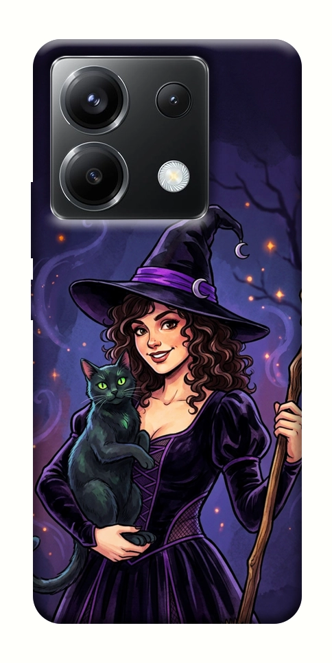 Чохол Witch and cat для Xiaomi Poco X6