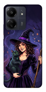 Чохол Witch and cat для Xiaomi Poco C65