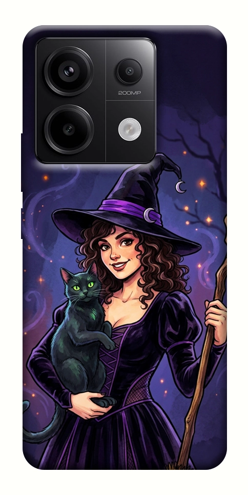 Чехол Witch and cat для Xiaomi Redmi Note 13 Pro 4G