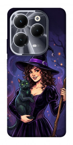Чохол Witch and cat для Infinix Hot 40 Pro