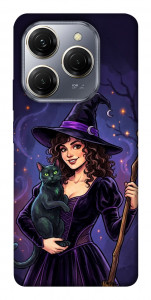 Чехол Witch and cat для TECNO Spark 20 Pro