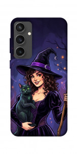 Чохол Witch and cat для Galaxy S24 FE