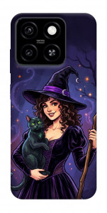 Чехол Witch and cat для ZTE Blade A55 4G