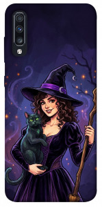 Чехол Witch and cat для Galaxy A70s