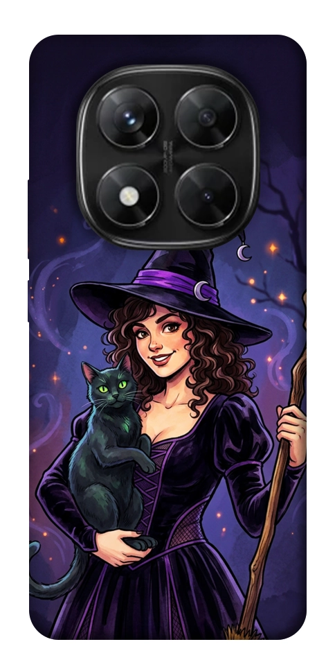 Чохол Witch and cat для Xiaomi Redmi Note 14 Pro 5G