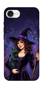 Чехол Witch and cat для iPhone 16e