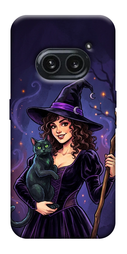 Чехол Witch and cat для Nothing Phone (2a)