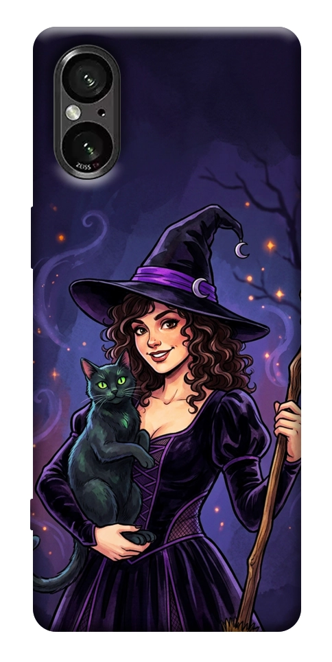 Чехол Witch and cat для Sony Xperia 5 V