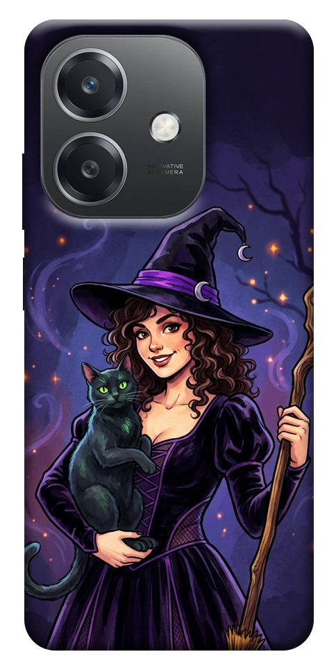Чохол Witch and cat для Oppo A40m