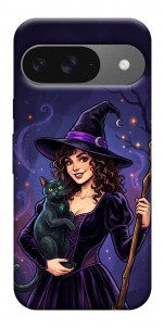 Чехол Witch and cat для Google Pixel 10