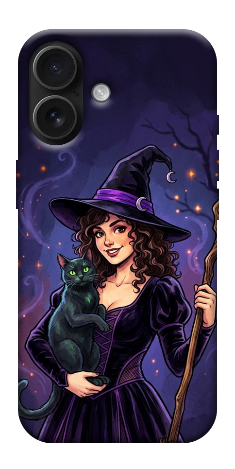 Чехол Witch and cat для iPhone 17