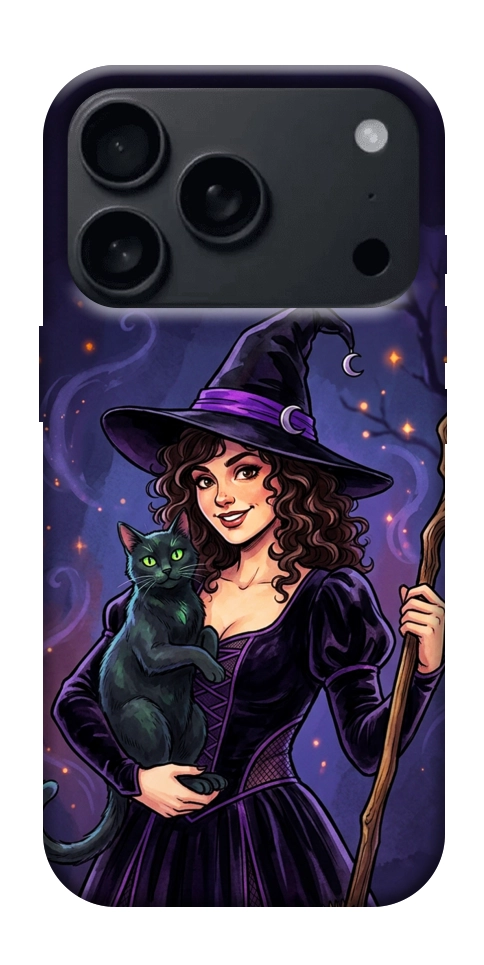 Чехол Witch and cat для iPhone 17 Pro Max
