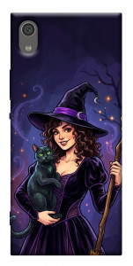 Чохол Witch and cat для Sony Xperia XA1