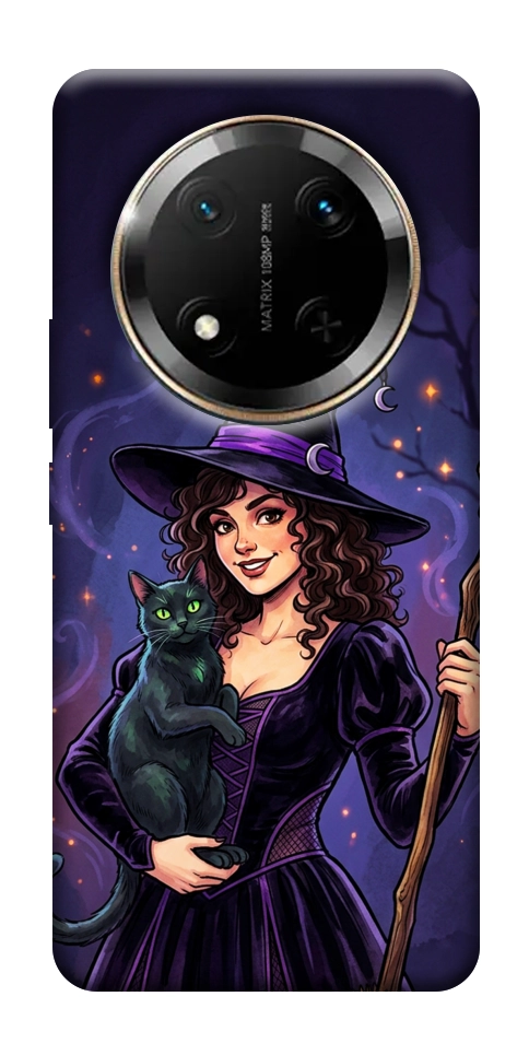 Чохол Witch and cat для Huawei Honor X9c