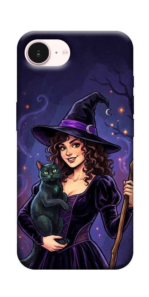 Чехол Witch and cat для iPhone 17e