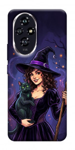 Чехол Witch and cat для Huawei Honor 200