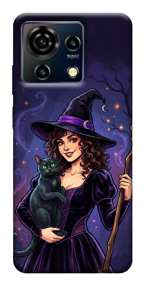 Чохол Witch and cat для ZTE Blade V50 Vita