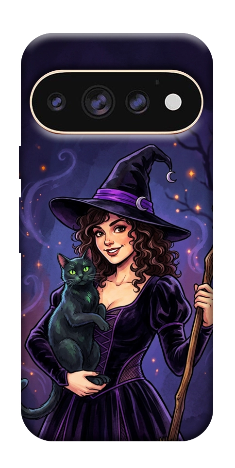 Чехол Witch and cat для Google Pixel 11 Pro XL
