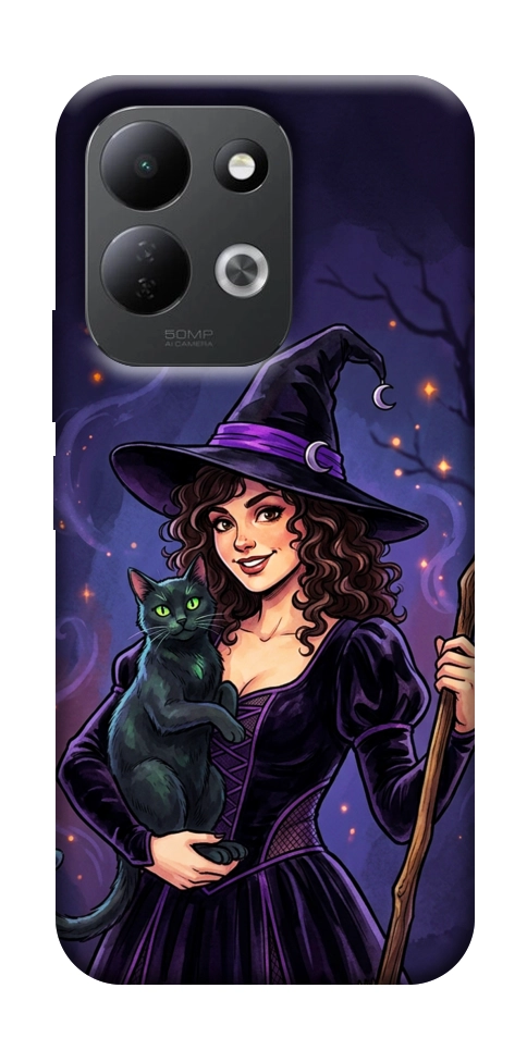 Чохол Witch and cat для Xiaomi Redmi 17