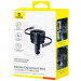 АЗП Baseus Enjoyment Max PD60W with retractable cables (1USB-C/1L) (C00035507121) (Cosmic Black) в магазині vchehle.ua