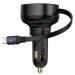 Фото АЗУ Baseus Enjoyment Pro PD60W with retractable cables (1USB-A/1C/1L) (C00057802111) (Cluster Black) в магазине vchehle.ua