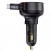 АЗУ Baseus Enjoyment Pro PD60W with retractable cables (1USB-A/1C/1L) (C00057802111) (Cluster Black) в магазине vchehle.ua