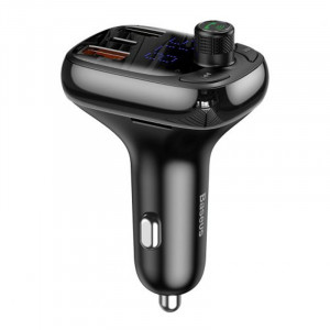 АЗУ FM модулятор Baseus S-13 36W (2USB-A/1C) (CCMT000101)